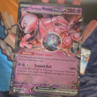 Team Rocket's Mewtwo ex 205 SVP Promo Oversized Holo 280 HP