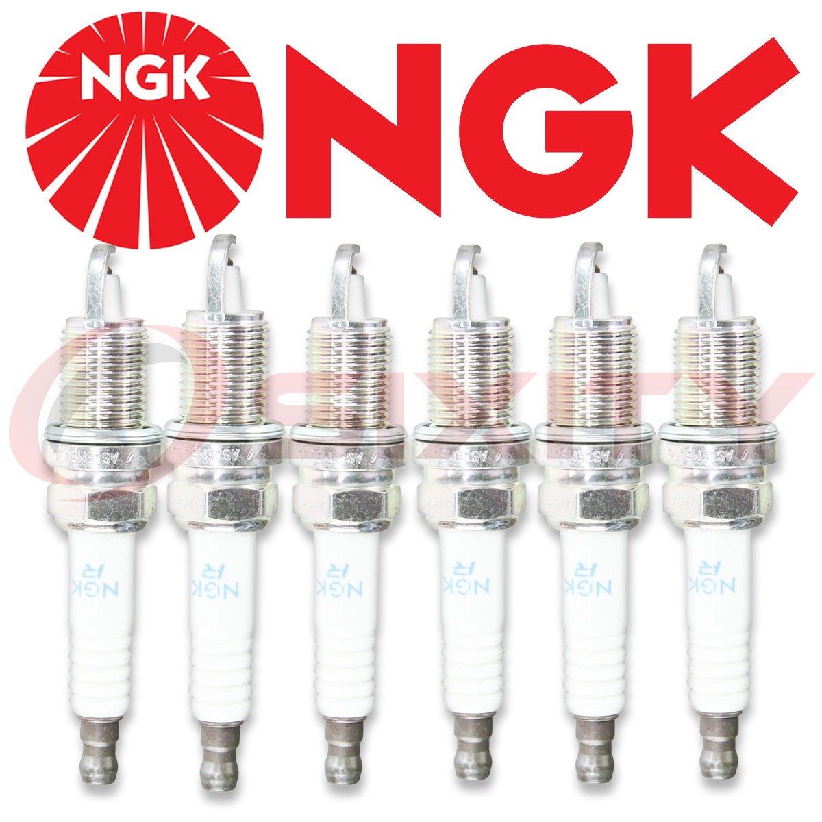 6-Pieces NGK Laser Platinum Spark Plug ZFR5LP13G 7781