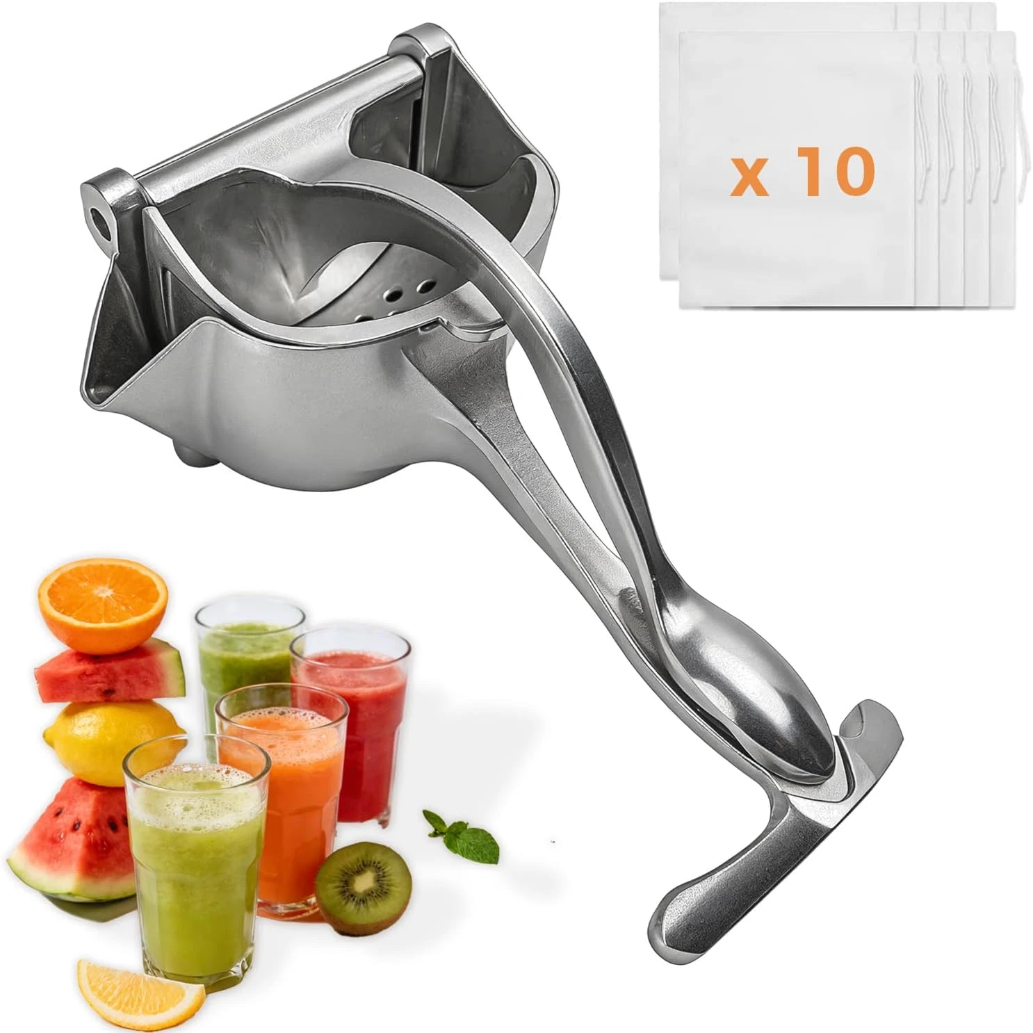 Hand Fruit Juice Squeezer Handheld Aluminum Alloy - 2026 New Lemon Squeezer Hand