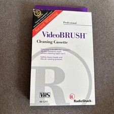 VHS Professional VideoBrush Cleaning Cassette RadioShack