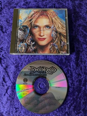 CD DORO PESCH ANGELS NEVER DIE ROCK HEAVY METAL FEMALE VOCAL WARLOCK 12 TRACK