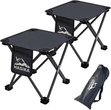 Collapsible Stool Foot Rest 2 Pack Folding Stool Portable Outdoor Ottoman 400lbs