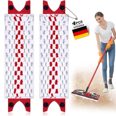 4x For Vileda Ultra Max Microfibre Floor Mop Pads Replacement Flat Mop Reusable