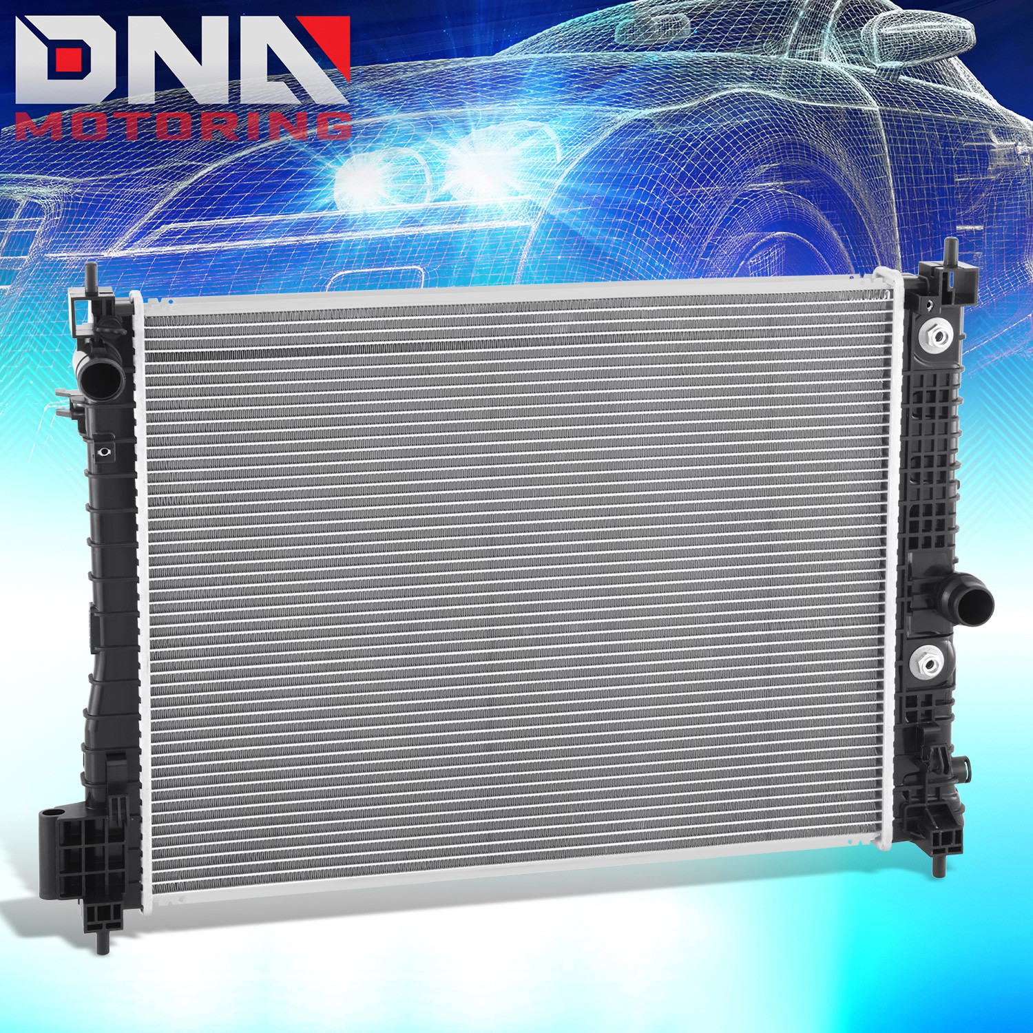 13840 Radiator For 2016-2022 Buick Encore Chevrolet Trax 1.4L Aluminum Core Radiator ...