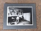 Antique Photo Office with Elk Head Hunting Super Cool