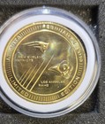 NFL Super Bowl LIII Patriots vs Rams Gold Commemorative Coin Officially Licensed — photo 5