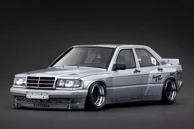 Ignition Model 1/18 PANDEM 190 Silver Diecast Mini Car IG3770 NEU
