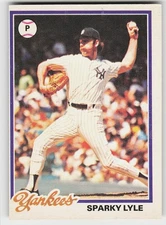 1978 O-Pee-Chee #214 Sparky Lyle BASEBALL New York Yankees