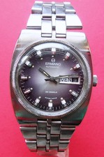 SWISS MADE ERMANO AUTOMATIC ETA 2789 vintage 1970 SPACE AGE