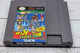 Wall Street Kid Nintendo NES 1990 Sofel Authentic Cartridge Tested Clean