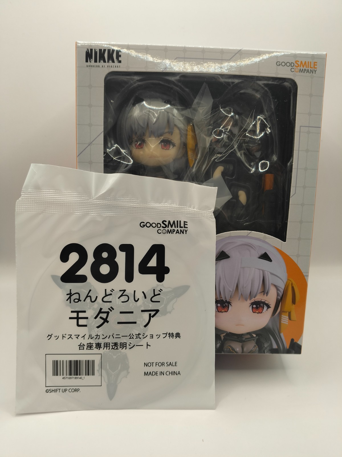 GODDESS OF VICTORY NIKKE MODERNIA NENDOROID #2814 FIGURE + BONUS OFFICIAL SEALED