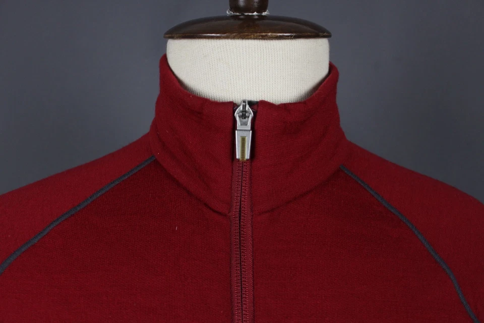 Chaqueta Icebreaker Merino Roja Manga Larga Bolsillo con Cremallera Completa Talla XL Foto 4 de 4