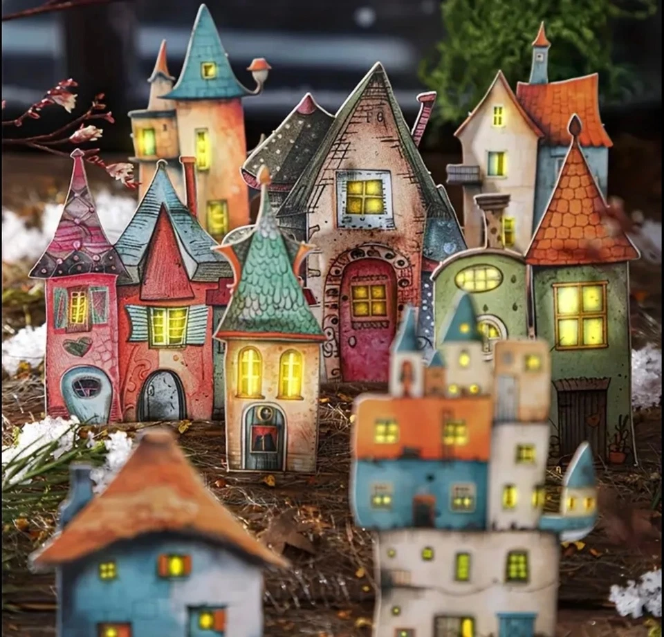 15pcs Vintage Quirky Cottage Stickers- Scrapbooking, Journal, DIY Crafts & Cards - Image 3 of 4