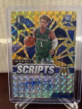 2020-21 Mosaic Tyrell Terry Rookie Scripts Auto Gold Prizm #RS-TYT