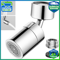 Wasserhahn Aufsatz Schwenkbar 360° Drehbar Mit 2 SprüHfunktionen 22Mm 24Mm
