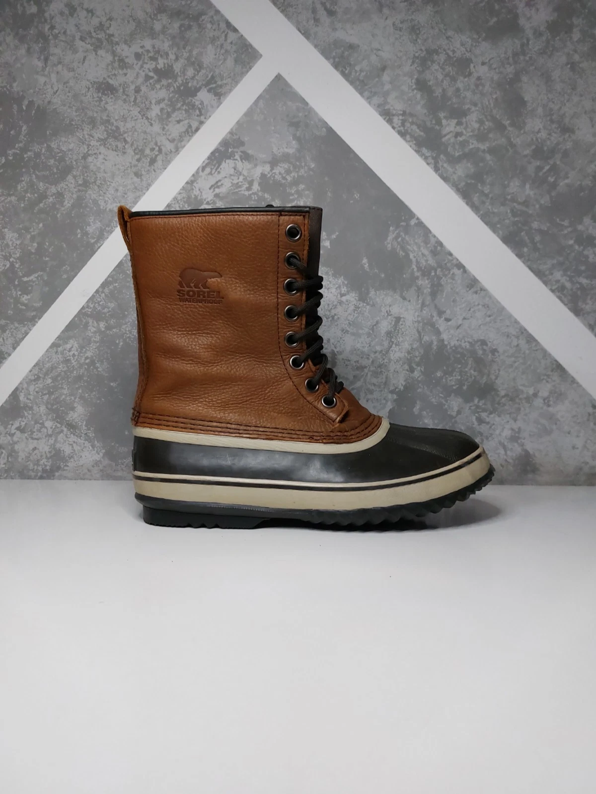 Sorel Boot Premium Waterproof Snow Tobacco Brown NM1561-256 Size US 8 UK 7 EU 41
