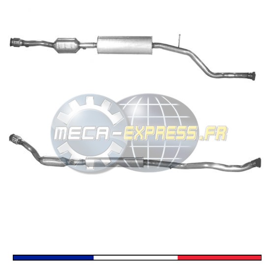Catalyseur pour Peugeot 206CC 2.0 essence de 1999 à 2007 référence E0917B