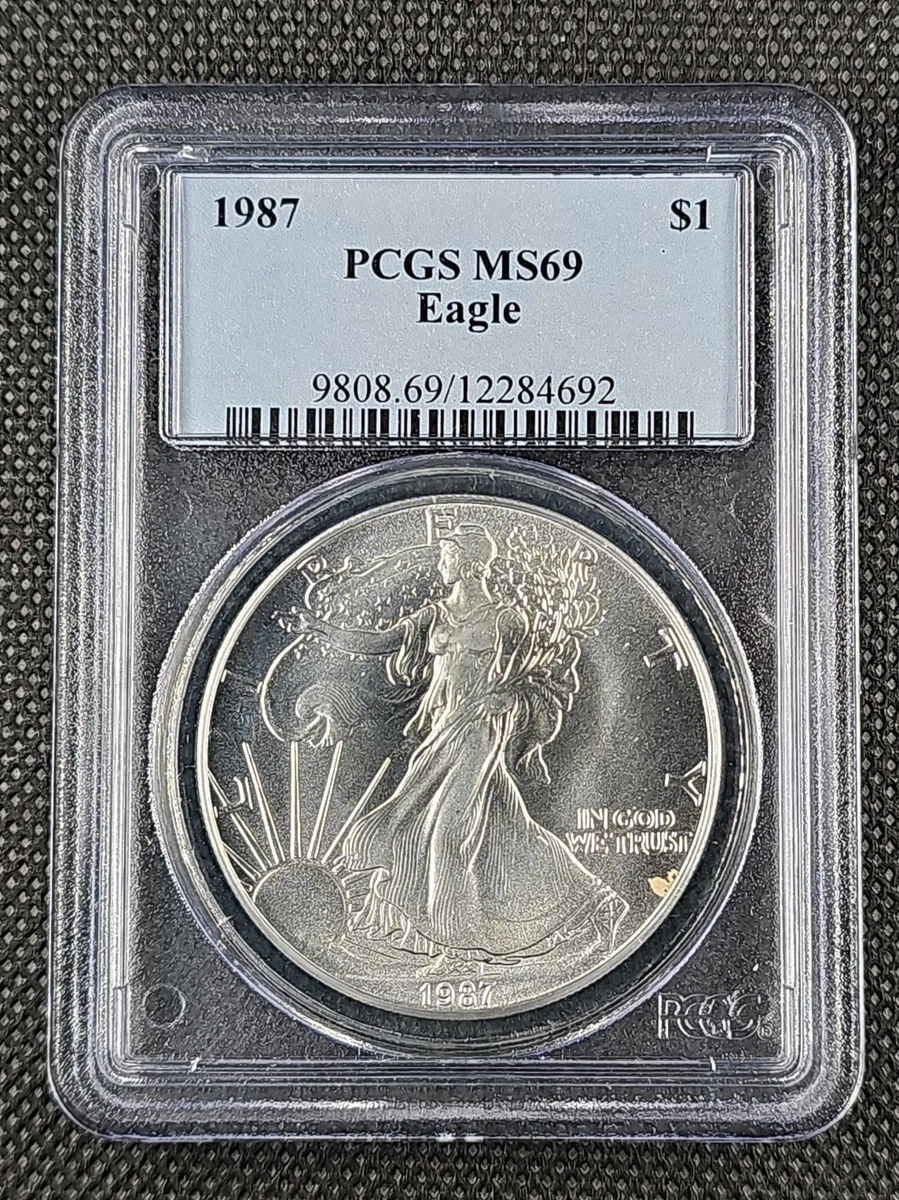 American Eagle PCGS 1987 Silver Bullion Coins for sale | eBay