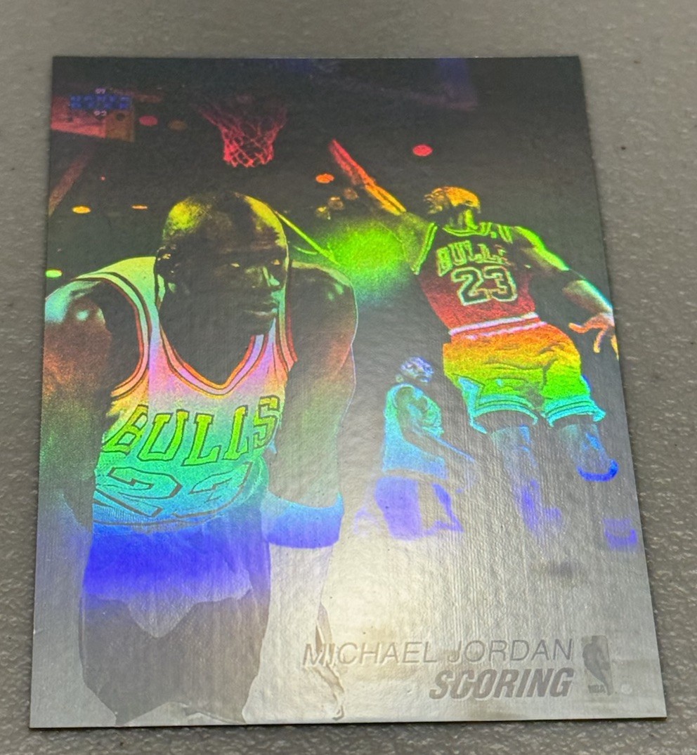 1992 Upper Deck Award Winners Hologram #AW1 Michael Jordan - b