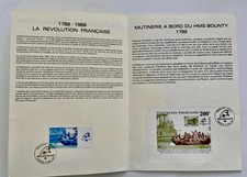 POLYNESIE 1989 Document tirage limite 8000 ex Bicentenaire