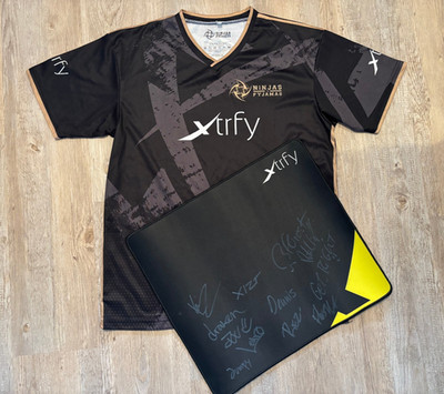 NiP Jersey 2016 + CS:GO Mousepad 12 Autogramme   f0rest, GeT_RiGhT, JW, flusha