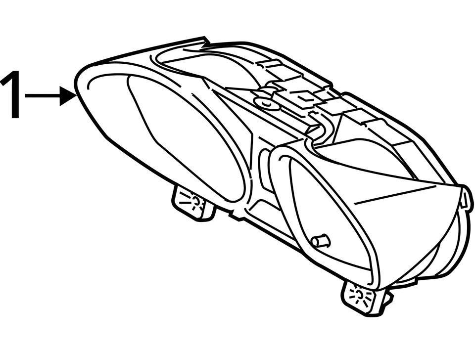 2015-2017 Ford Fiesta Speedometer Instrument Cluster Gauges NJ3DK - Image 4 of 4