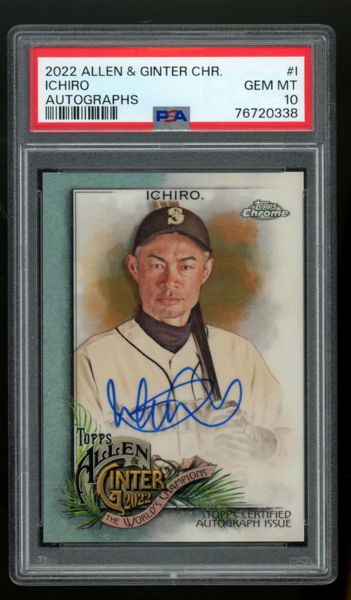 Ichiro Suzuki Professional Sports Authenticator (PSA) Baseball