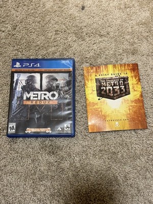 Metro Redux - Authentic Original PlayStation 4 PS4 Case, & Insert, NO GAME!!
