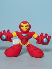 Marvel Iron Man Plush Toy Stuffed Figure Red  Gold Hasbro Soft Doll - Excellent