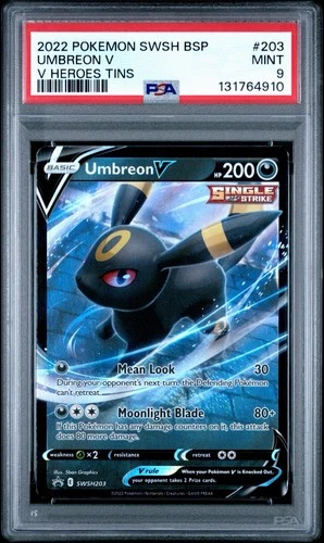 The Pokémon Company Umbreon V SWSH203 SWSH Promo Holo EN 2022 PSA 9