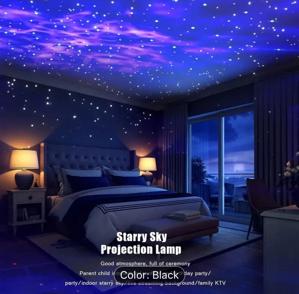 Projetor de luz de festa 3 em 1 com controle remoto adequado para qualquer ocasião - Imagem 3 de 4