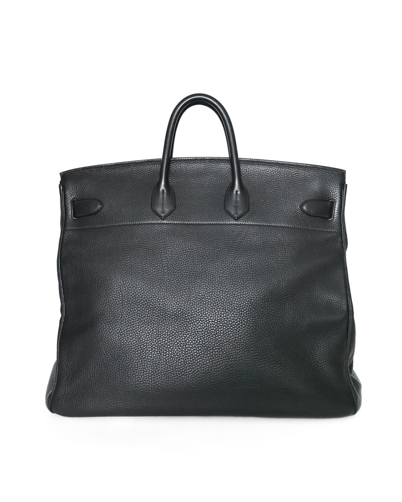 Hermès HAC Haut à Courroies 50 Black Noir Togo Leather Bag Mens Duffle from 2008 4