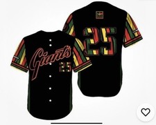 San Francisco Giants Black Heritage Jersey Size XL SGA 8-30-25 NEW