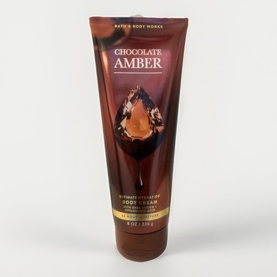 Bath & Body Works Chocolate Amber Body Cream Lotion, 8 Oz, New