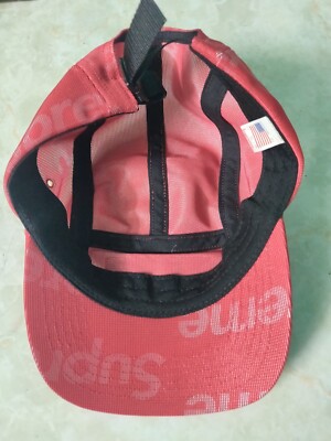 Supreme Lenticular Logo Camp Cap Red SS19 | eBay