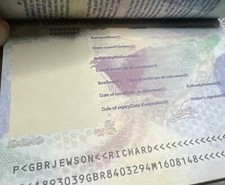 OBSOLETE RETIRED - BRITISH - PASSPORT PROP - Full COLOR - Passport- MOVIE PROP