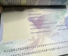 OBSOLETE RETIRED - BRITISH - PASSPORT PROP - Full COLOR - Passport- MOVIE PROP