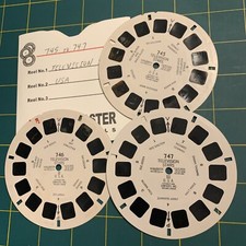 TV Stars 1955 View-Master Set with Reels 745 746 747 Excellent Condition 1K