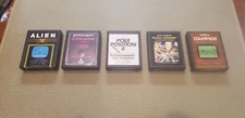 Atari 2600 Alien 3D TicTacToe Pole Position2 Missile Command &stampede. Untested