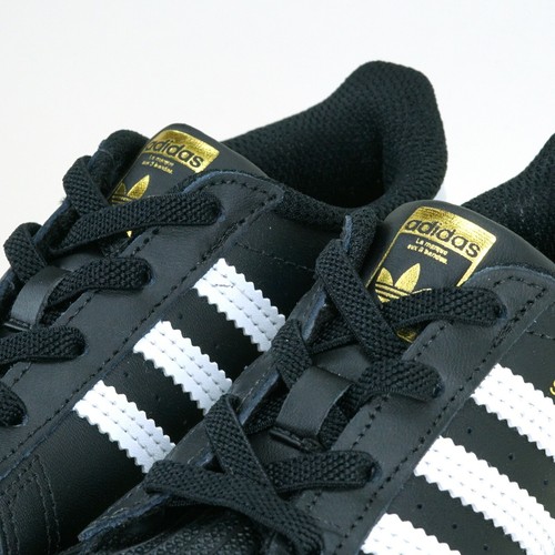 Adidas Originals Infant & Toddlers' Superstar Shoes Black/White EF5396 i - Picture 4 of 5