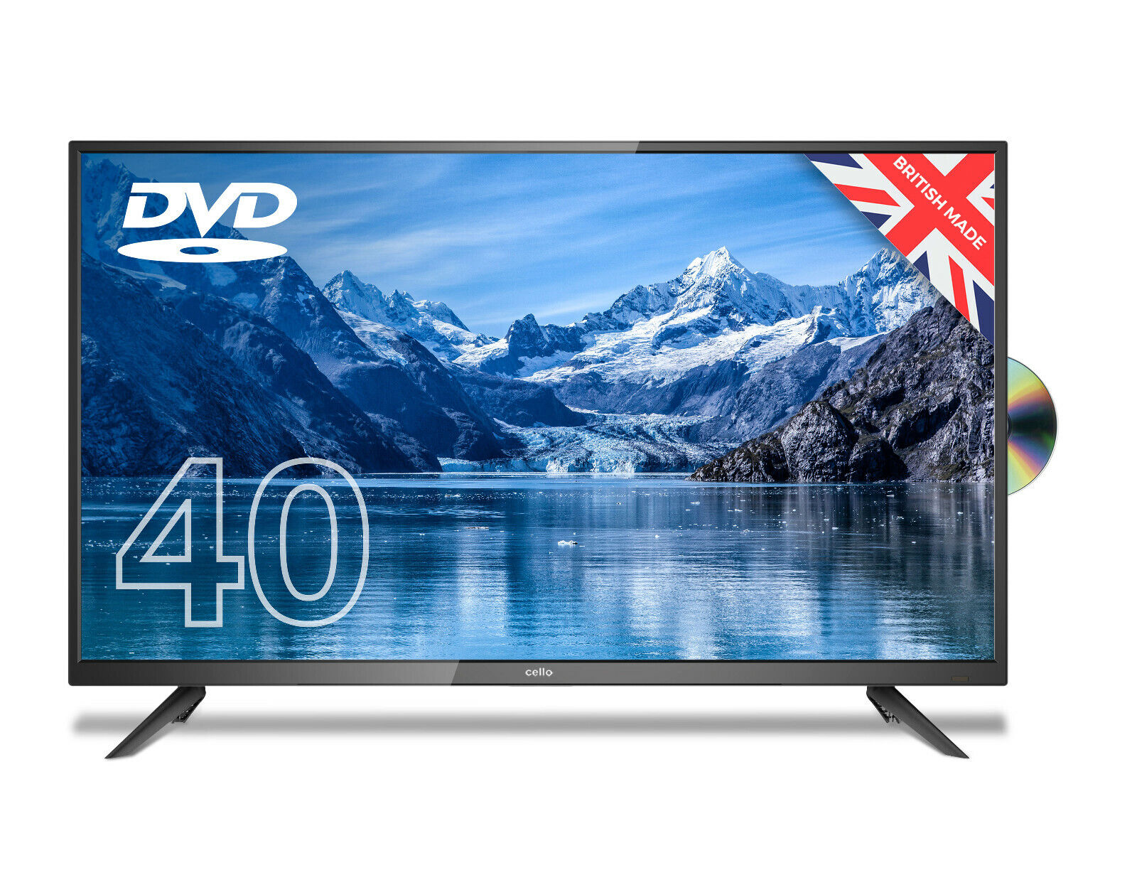 CELLO 40 inch LED TV BUILT IN DVD PLAYER FULL HD 1080P FREEVIEW HD 3 x HDMI,USB