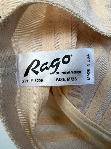 Rago 6209 No Roll High Waist Thigh Slimmer Shaper Nude Size Med 12 Shapewear - Picture 2 of 8