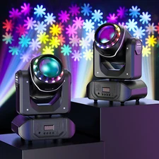 150W 18Prism LED Moving Head Light RGBW Gobo Beam Stage Lighting DJ Disco DMX