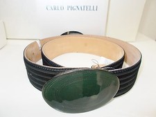 CINTURA UOMO CARLO PIGNATELLI MAN'S BELT   ABITO SPOSO CERIMONIA 