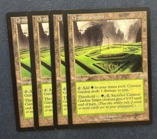 MTG 4X ODYSSEY CENTAUR GARDEN NM MAGIC THE GATHERING UNCOMMON LAND ENGLISH