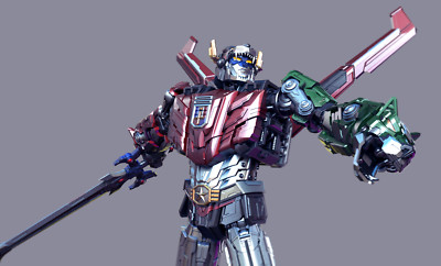 FAN ART ACTION FIGURES 3D VOLTRON LION FORCE ICONIC POSE Resin Coloring