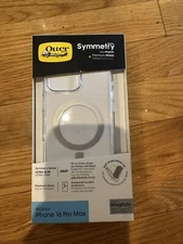 NEW OtterBox IPHONE 16 PRO MAX Symmetry CLEAR CASE Premium Glass MagSafe