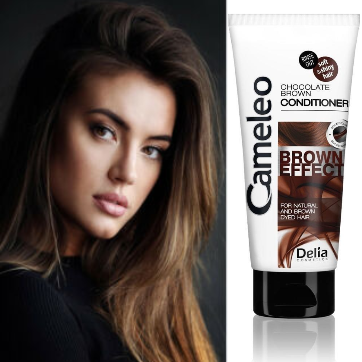 Delia Cameleo Brown Effect Natural Dyed Hair Colour Refresh Conditioner 200ml eBay