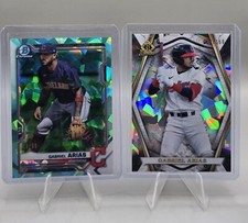 (2) 2021 Bowman Chrome GABRIEL ARIAS RC Atomic Invicta /150 & Aqua Sapphire /99