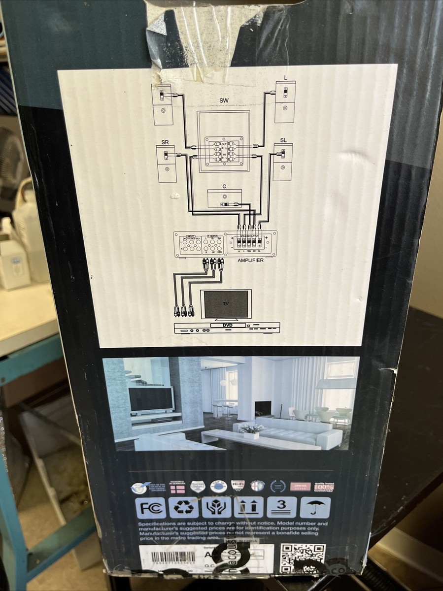 NEW - Dresden Acoustics DS-9 5.1 Home Theater System 6 pc Set | eBay